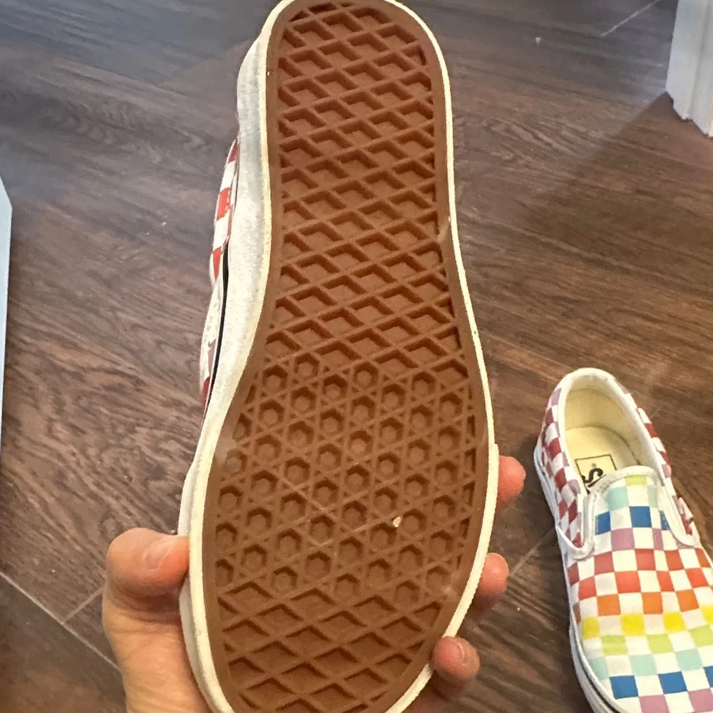 Vans Multicolor Checkered Slip-On Sneakers - Picture 3 of 6